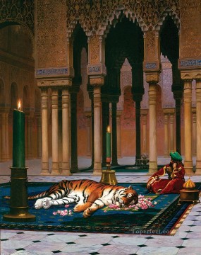 Jean Leon Gerome Painting - The Grief of the Pasha Greek Arabian Orientalism Jean Leon Gerome